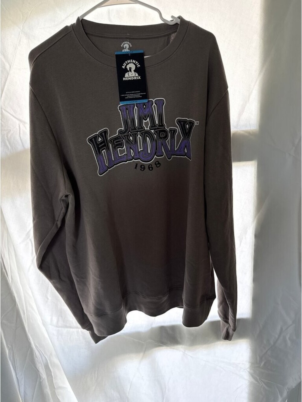 Authentic Hendrix Jimi Hendrix 1968 Sweatshirt